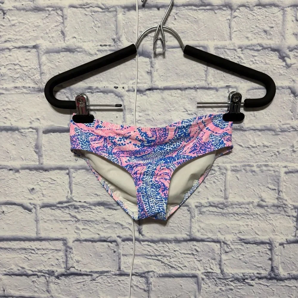 Lilly Pulitzer girls gator print bikini swim bottom Size 10